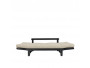 Beat sovesofa Sort stel/grå futon