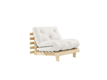 Roots 90 sovesofa med Ubehandlet stel og Natural Futon