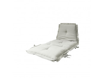 Sit and Sleep 3-I-1 Futon Stol-  Farve: Linen (light grey)