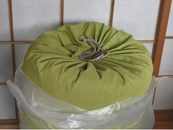 Bed-n-Bag (camping Futon), Gul/Grøn