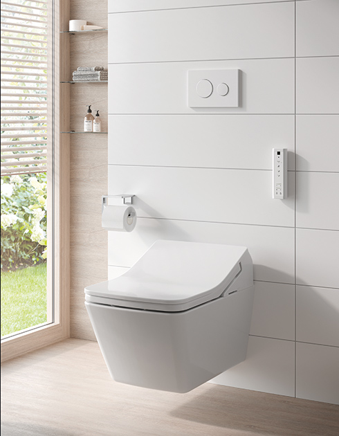 Toto Washlet SX SP, Væg, fjernbetjening, gennemstrømning, automatic for 2