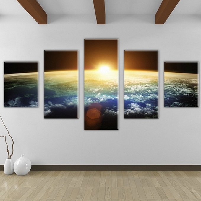 Wall-art, no 1224, 5 stk i et sæt - GRATIS FRAGT