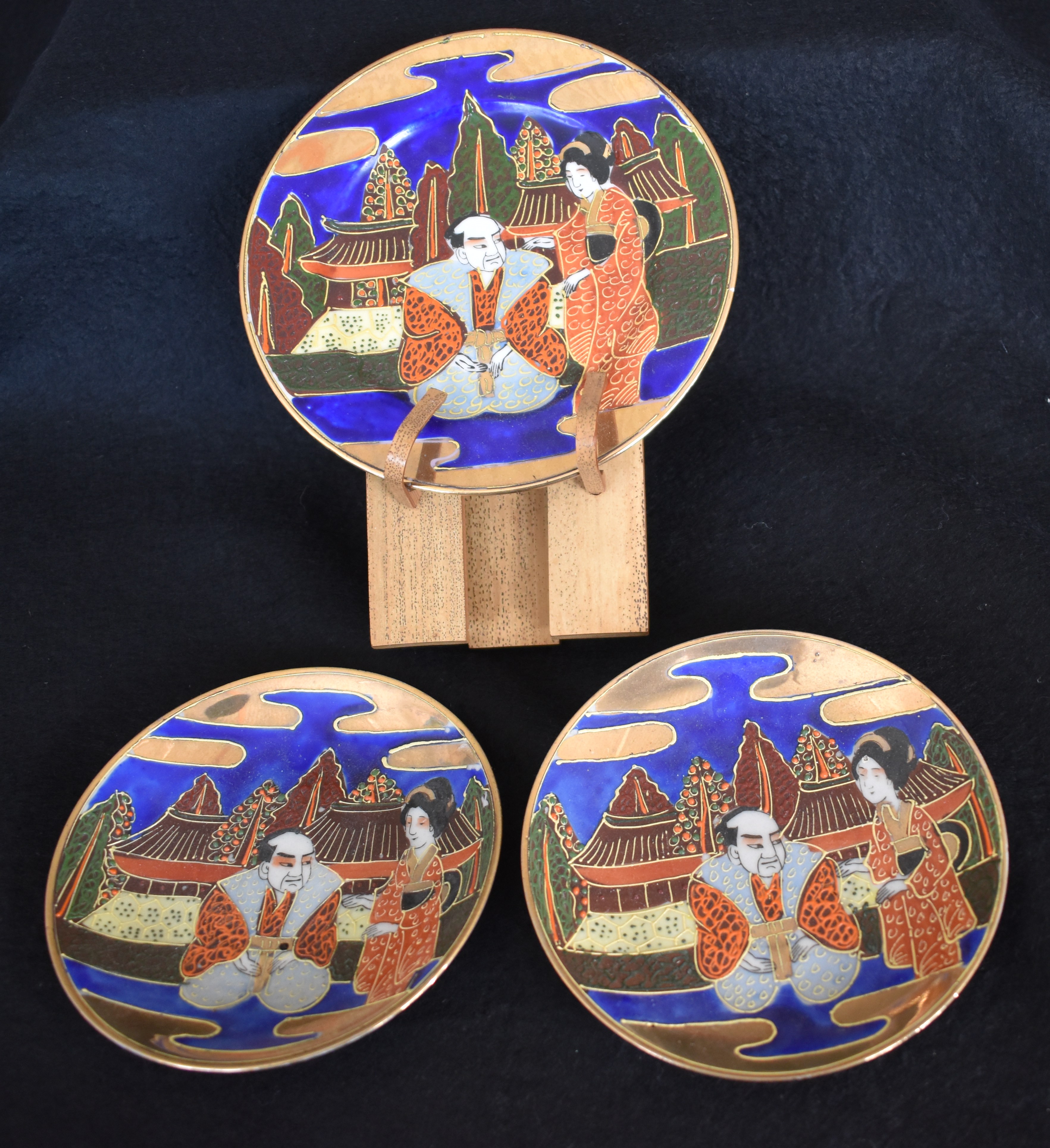 Satsuma porcelæn sæt