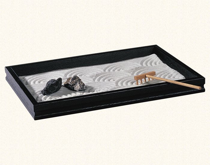 Mini Zengarden, 31 x 31 cm, Black