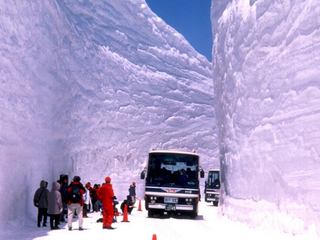 snow winter in Toyama