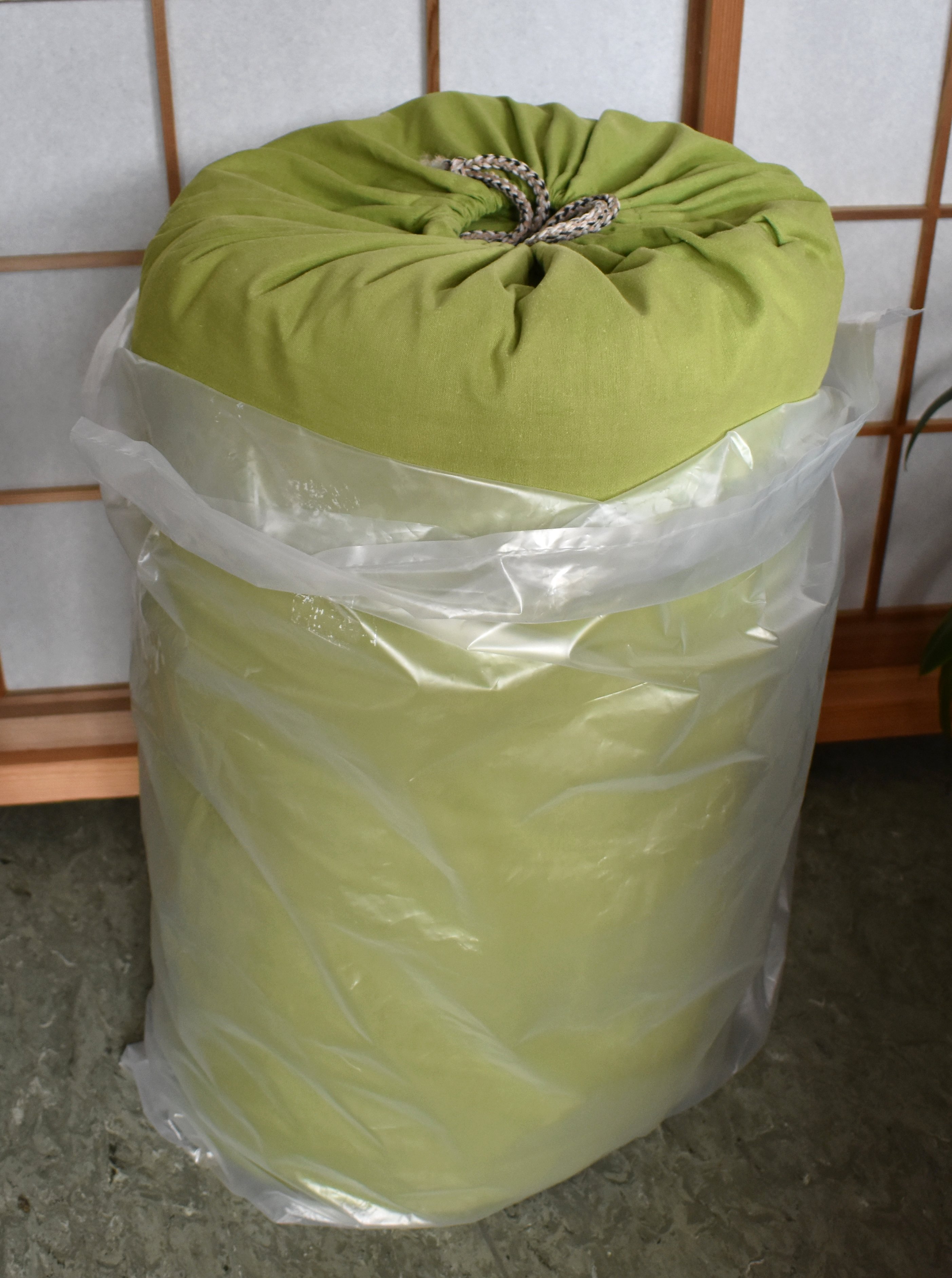 Bed-n-Bag (camping Futon), Gul/Grøn