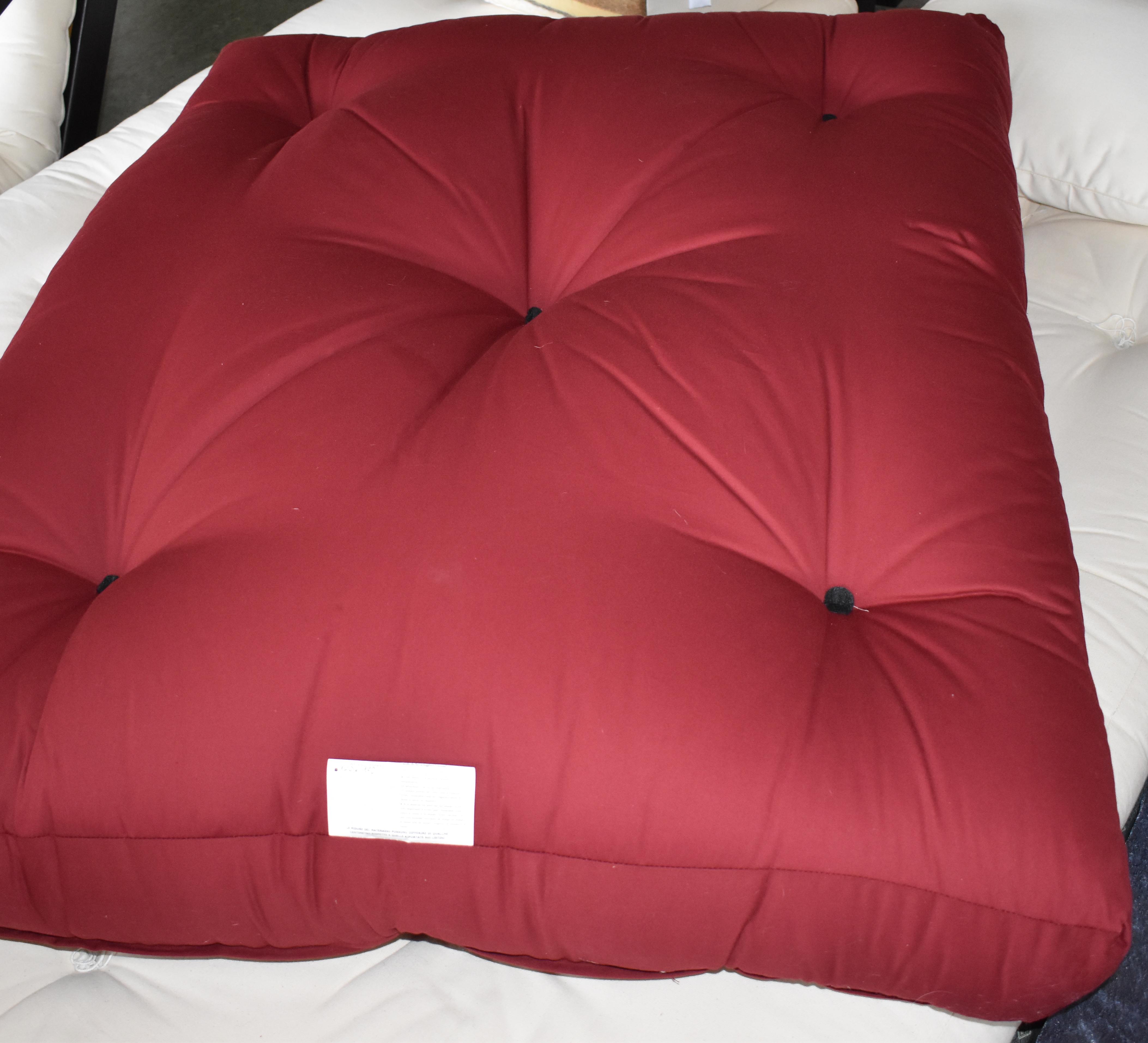 Futon 10, 100 x 120, Bordeaux